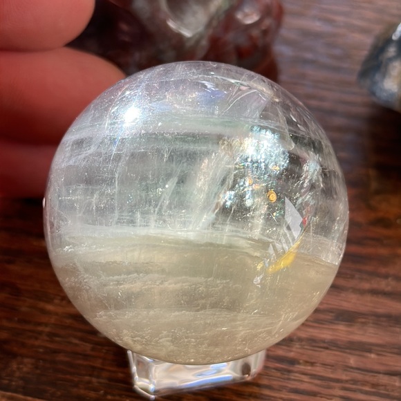 🔥SALE🔥 Rainbow Fluorite Crystal Sphere! Watch The Video! - Picture 11 of 11